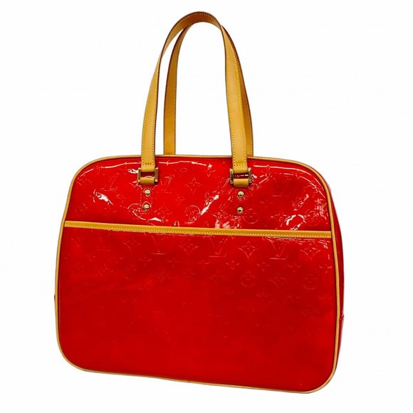 LOUIS VUITTON Handbags - Louis Vuitton Vernis Sutton Tote Bag M91080 Rouge Women's